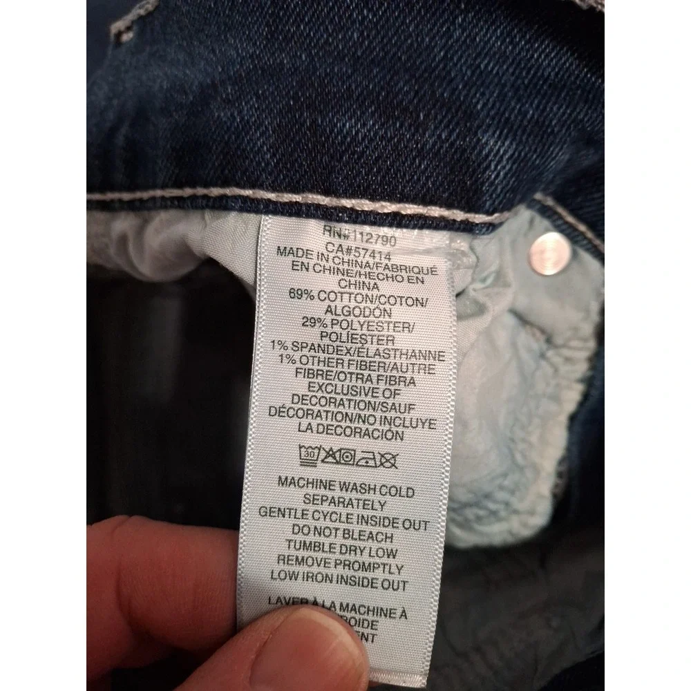 True Religion Jeans Mens Size 30 X 31 Geno Relaxed Slim Zip Fly‎